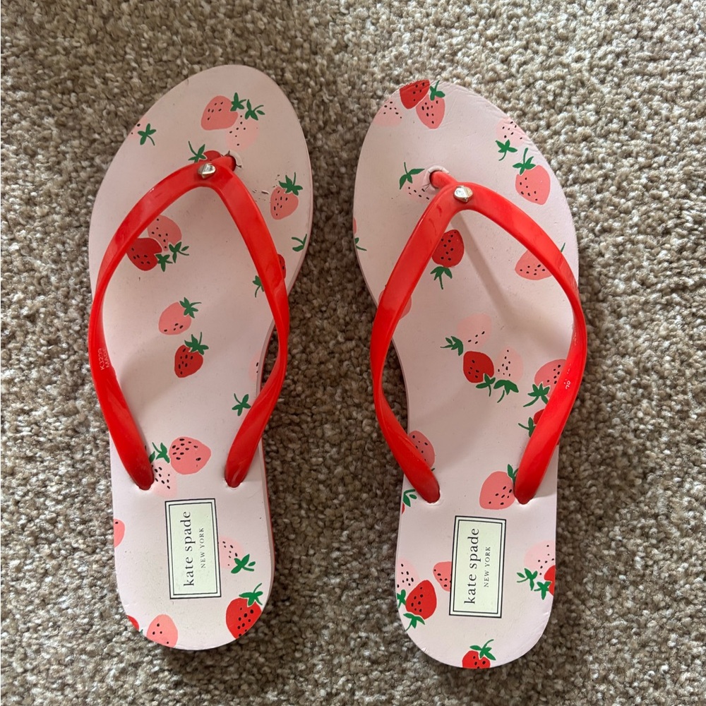 Kate Spade Pink Strawberry Sandals
